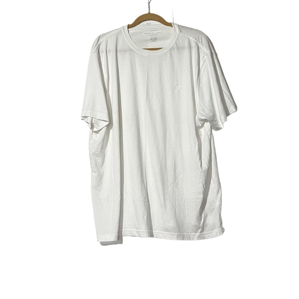 American Eagle Short Sleeve Tee SUPER SOFT White Size XXL